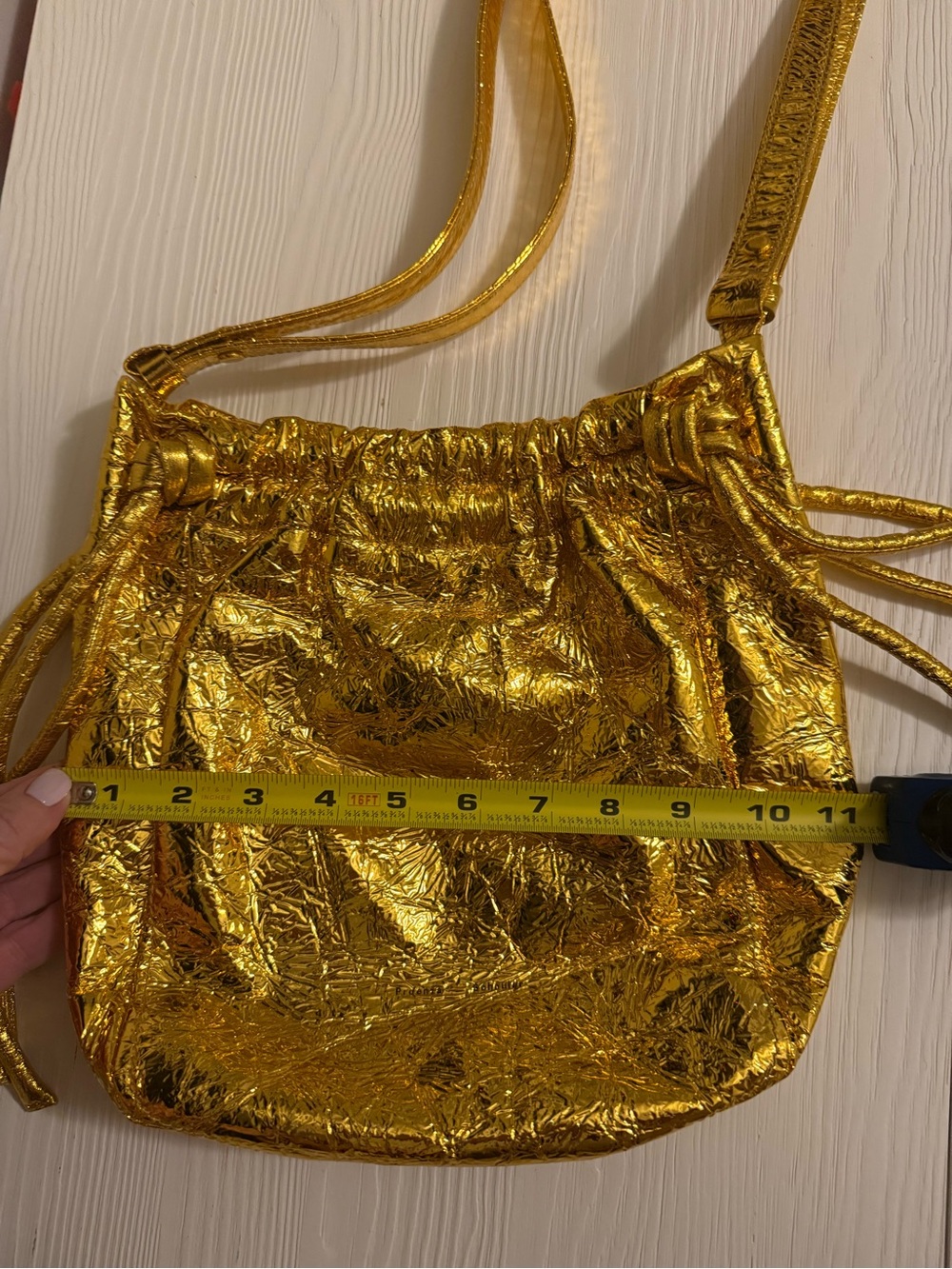 Proenza Schouler Metallic Gold Shoulder Bag - Picture 7 of 9